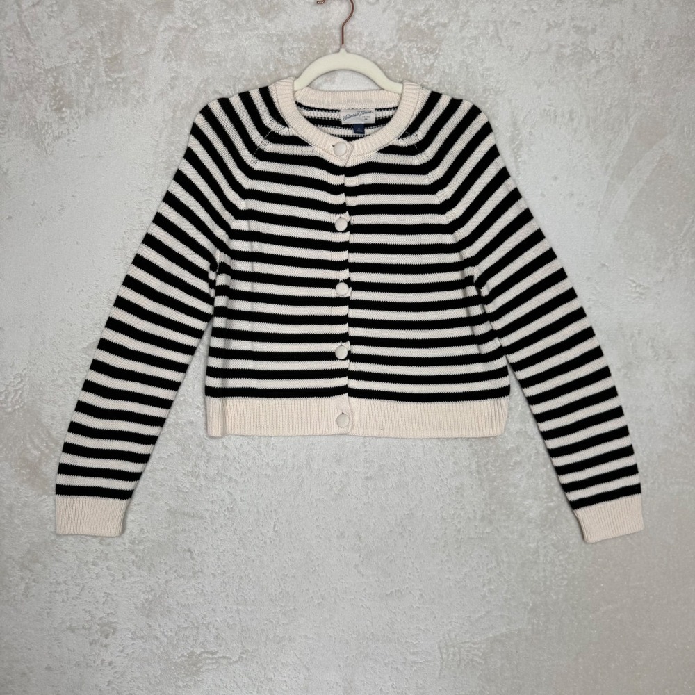 Universal Thread Womens XS Striped‎ Cardigan Sweater Nautical Coastal XS Preppy